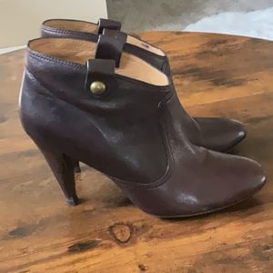 Coach Dark Brown Ankle Boots